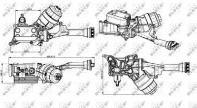 WILMINK GROUP wg1720089 -  масляный радиатор, двигательное масло
